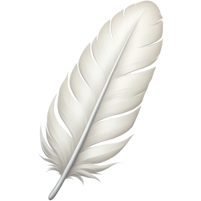 white feather emoji