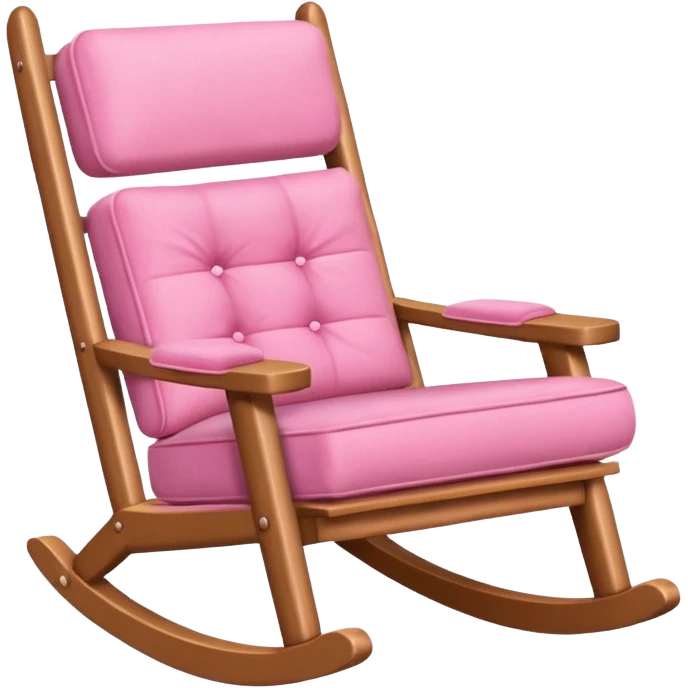 rocking pink chair emoji