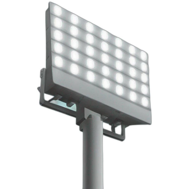 stadium floodlights on a post emoji