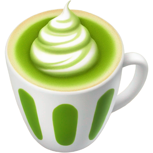 Matcha latte  emoji