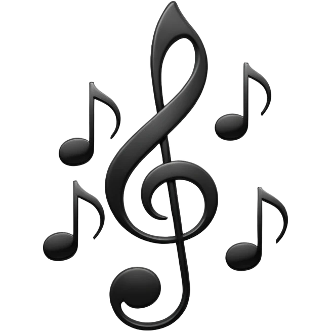 music notes emoji