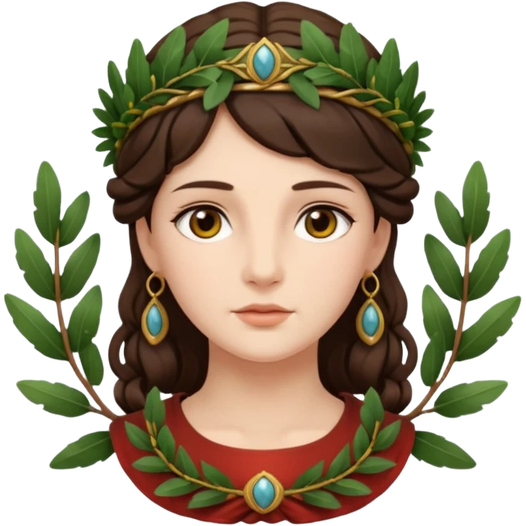 ancient roman woman brunette emoji