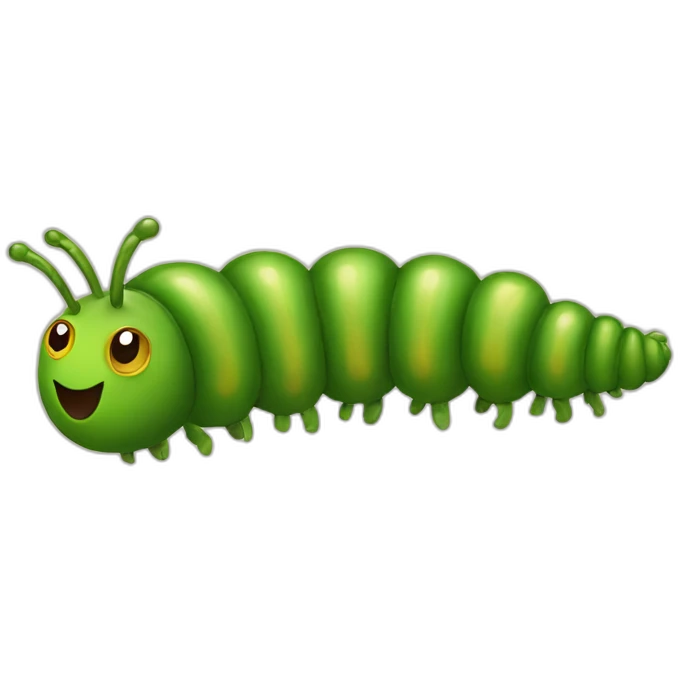 Pesto caterpillar emoji