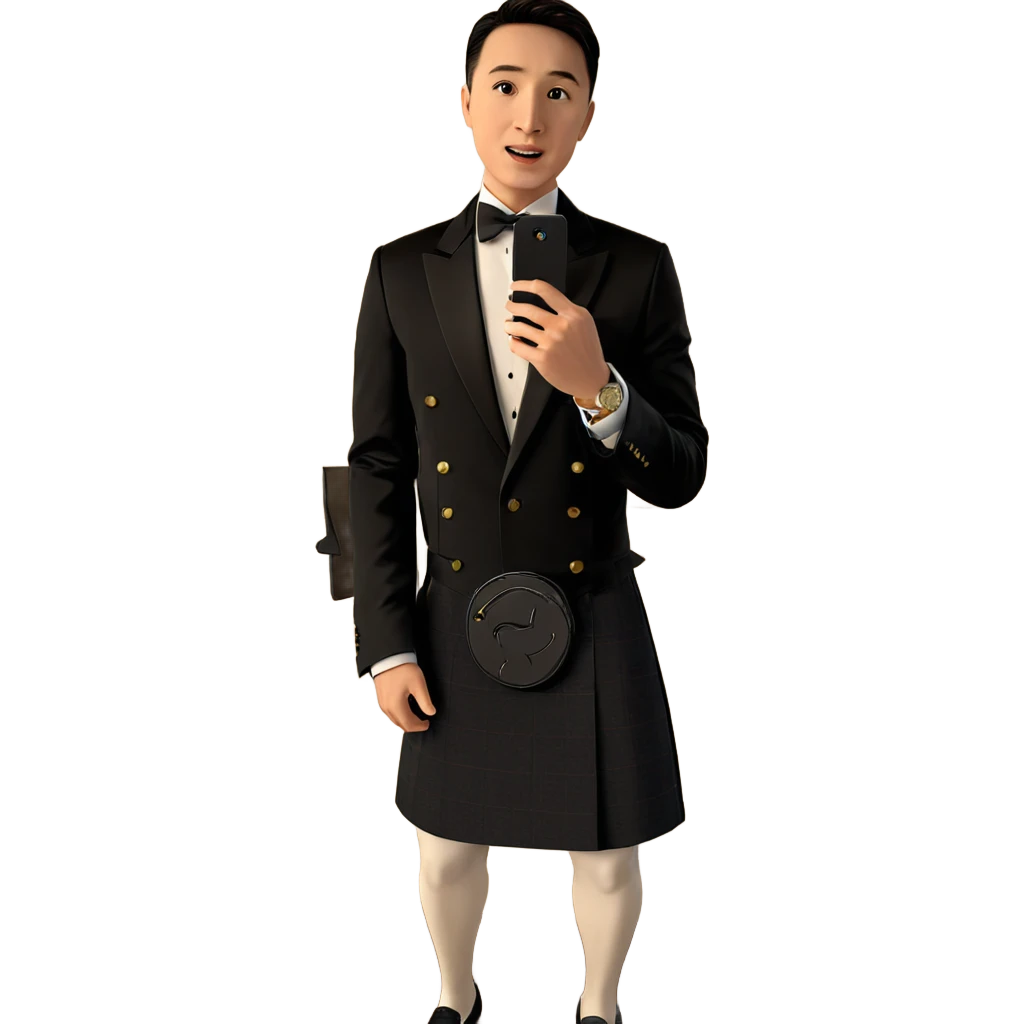 formal attire indoor portrait emoji