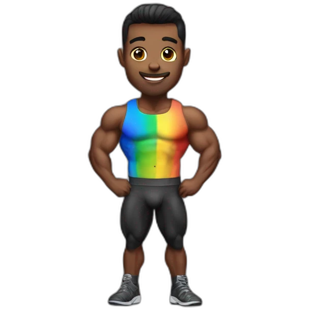 Gay Bodybuilder  emoji