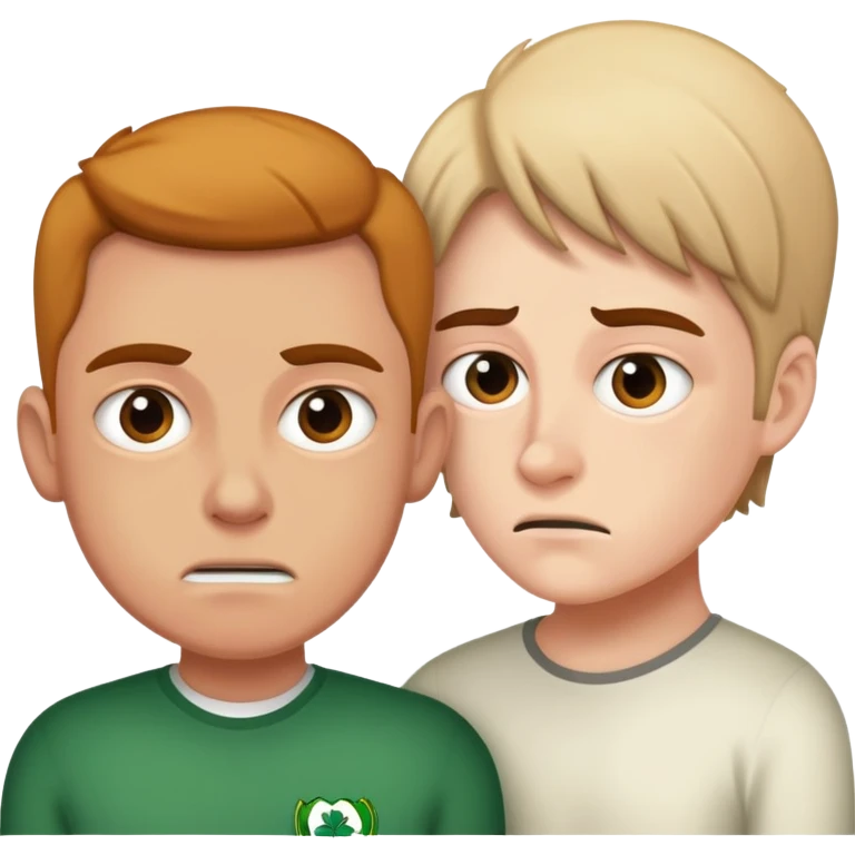 A Irish person getting bullied by a German person  emoji