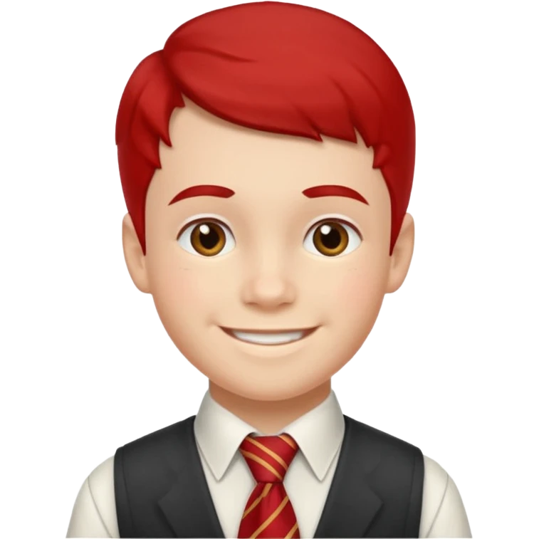 Советский школьник в пионерском галстуке  emoji