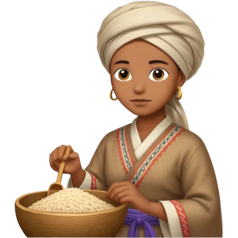 Milling rice mission  emoji