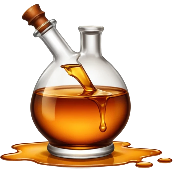 spilled brendy bottle emoji