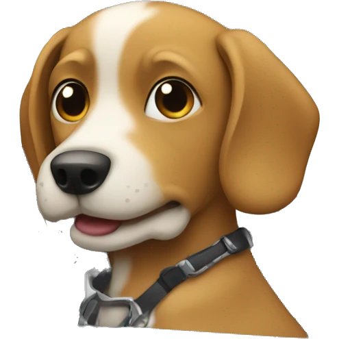 Dog stuck in a car emoji