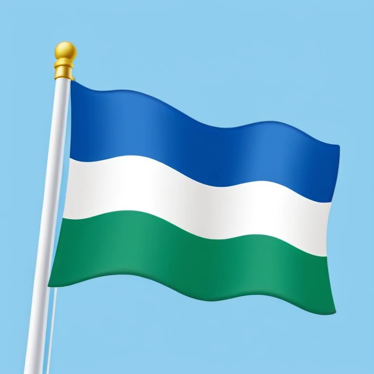 Khabarovsk Krai flag waving emoji