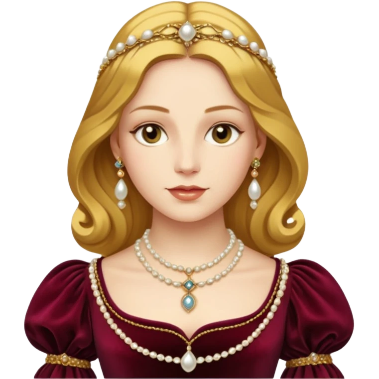 Renaissance lady  emoji