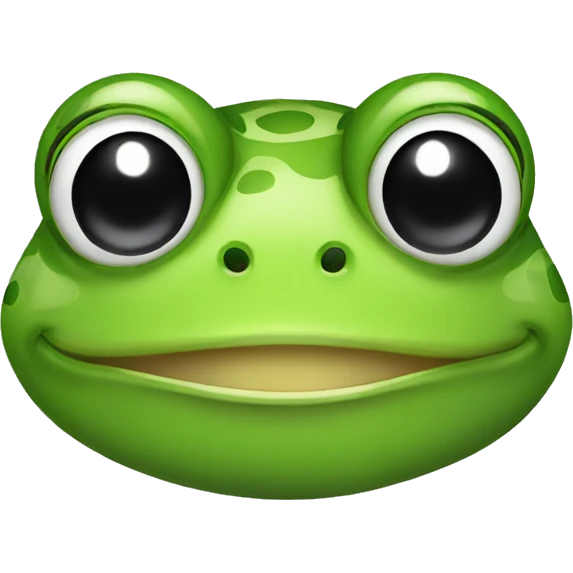 Frog winking emoji