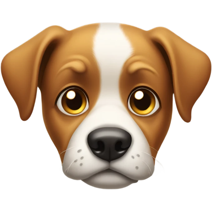 Dog giving side eye emoji