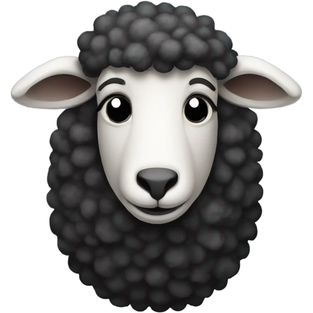 Black sheep  emoji