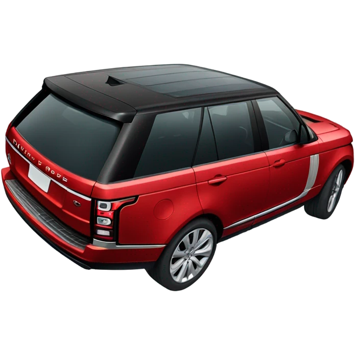 Red Range Rover emoji