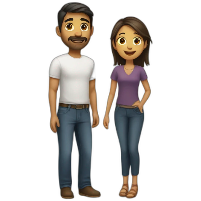 Adán y Eva emoji