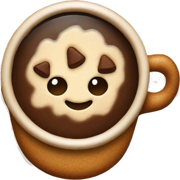 Gingerbread coffee  emoji