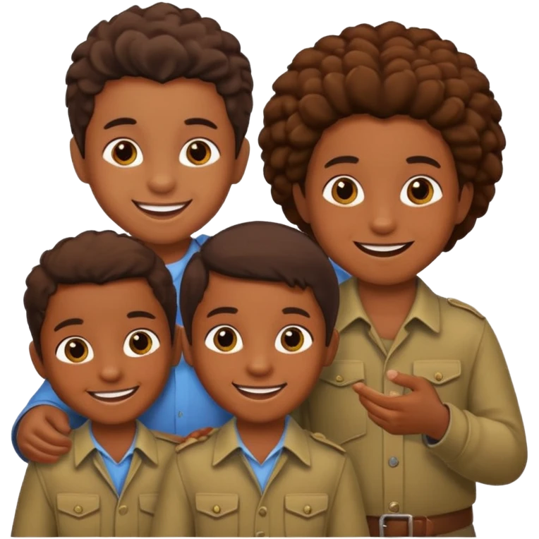 Bushman children joy emoji