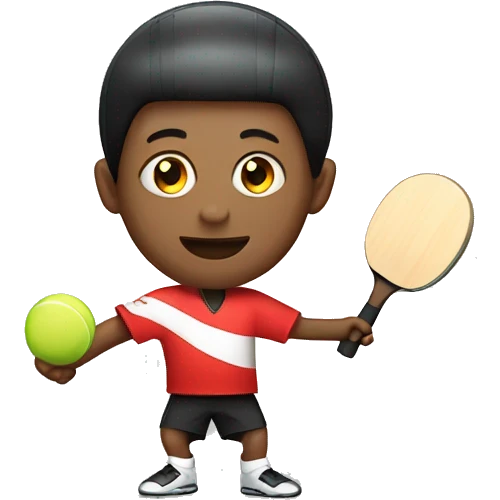 playing table tennis emoji