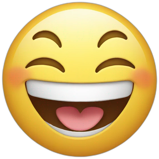 un chat qui laughing  emoji