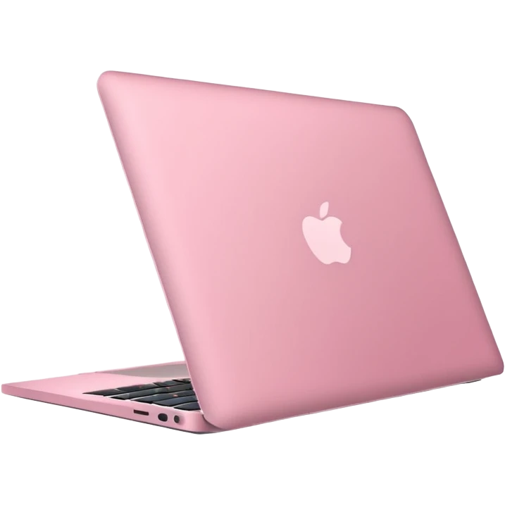 Pink MacBook emoji