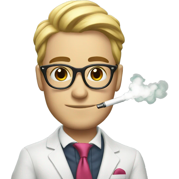 Preppy vape emoji