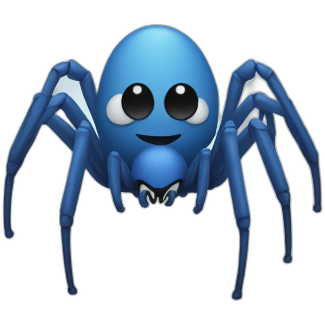 Blue Spider emoji