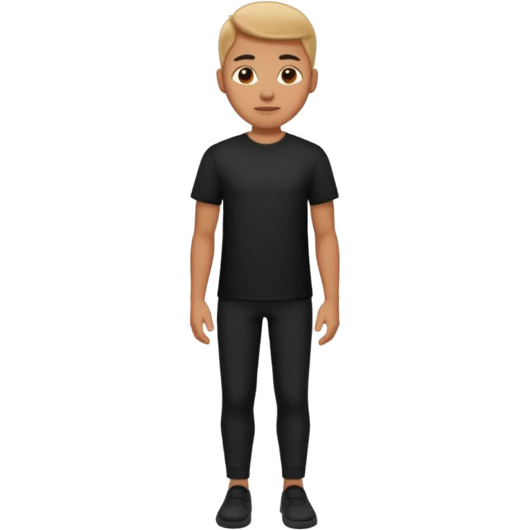 japanese black shirt and pant emoji