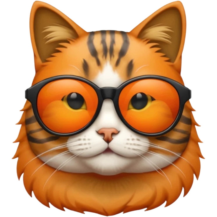 Cat wearing sunglasses emoji
