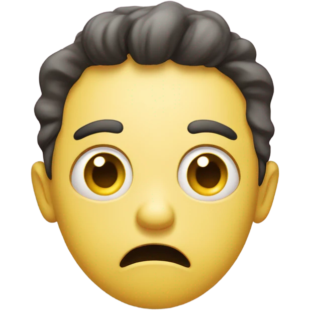 Shocked yellow emoji emoji