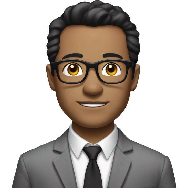 Lee Wetherington has Short black hair with gray on the sides, light skin, wearing black rectangular glasses, in a grey blazer and white button up shirt, no tie emoji