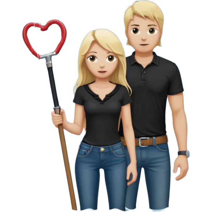 Bdsm male dominant wearing jeans black T-shirt and holding a flogger watching from outside blonde long hair sub with a collar showering with suds all over her emoji