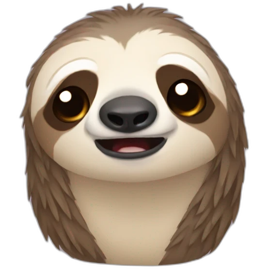 Sloth with tears emoji