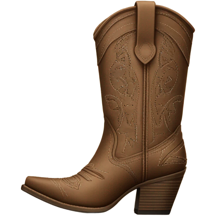 Cowgirl boots emoji