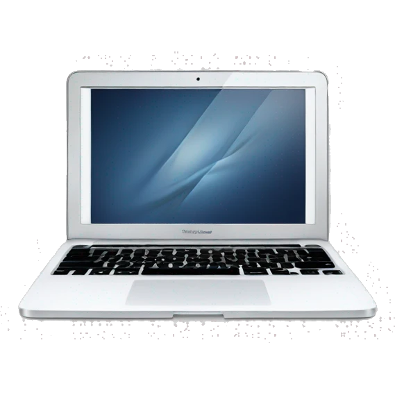 White MacBook emoji
