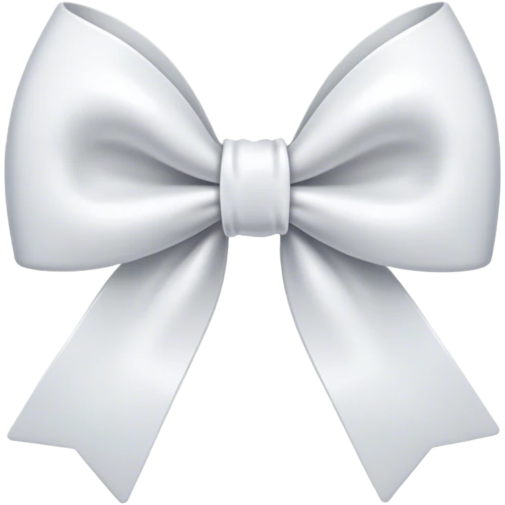 white bow emoji