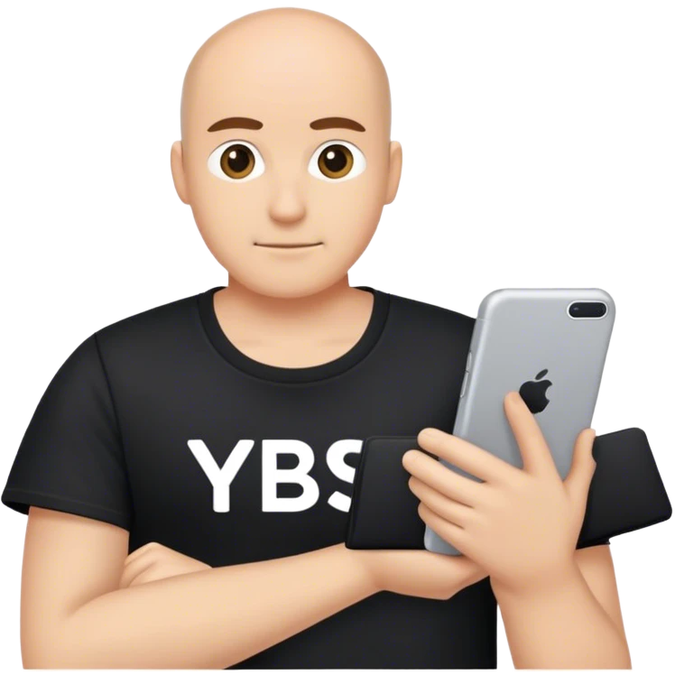 Black Shirt that says YIBSW on it emoji