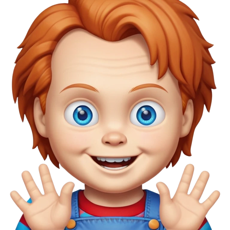 Chucky saying yes emoji