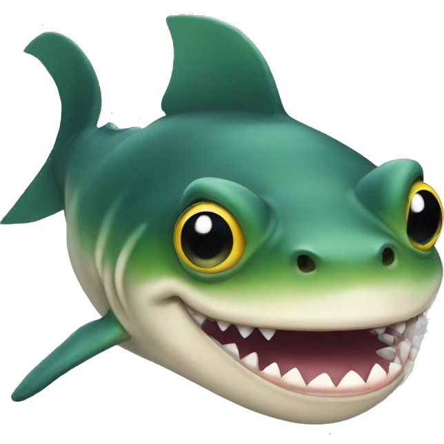 frog shark emoji