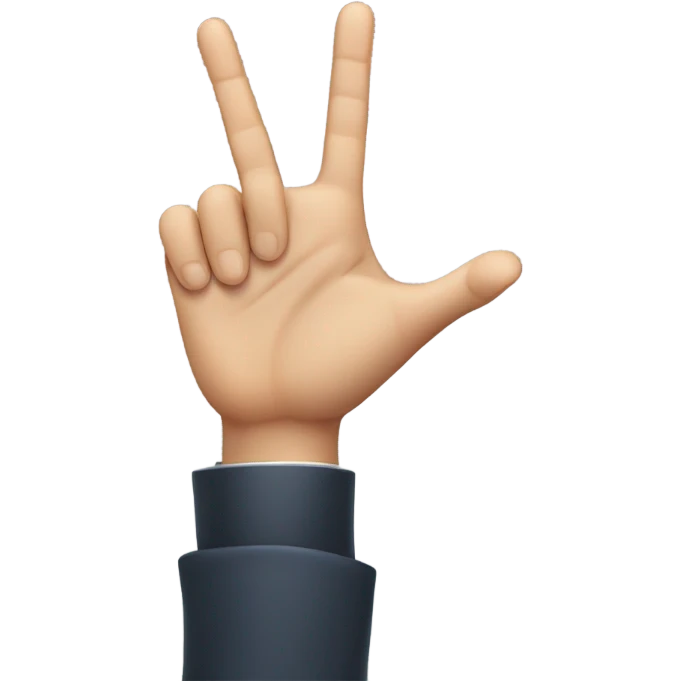 hand, finger pointing,back of the hand view emoji