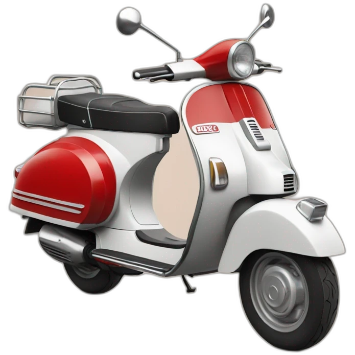Vespa roja emoji