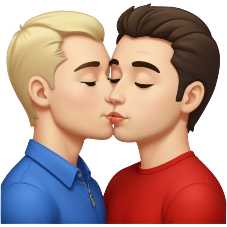 Shane Hollander and ilya rozanov kissing emoji