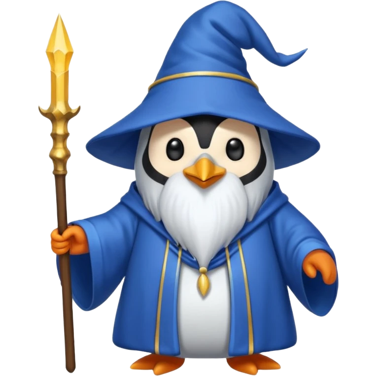 Penguin Wizard emoji