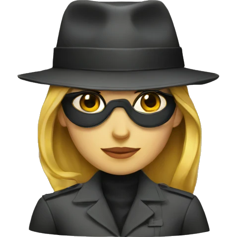 spy woman emoji