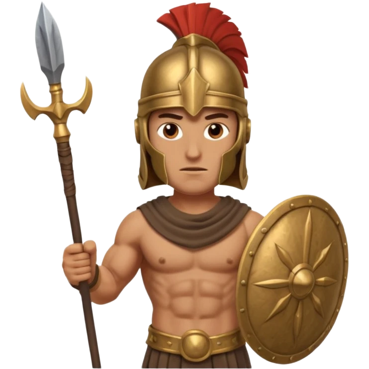 ancient Greek warrior emoji