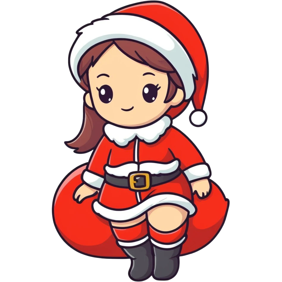 Sexy Santa Girl emoji