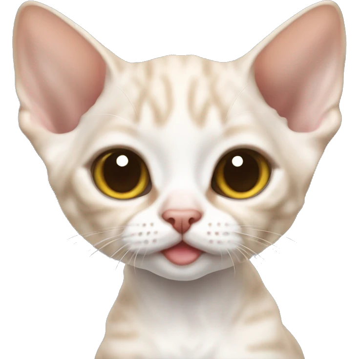 Devon Rex kitten emoji