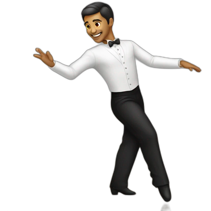 ballroom latin male dancer emoji