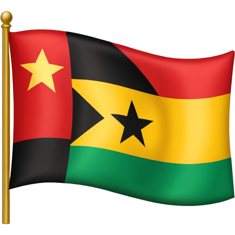 Create flag of Ghana emoji